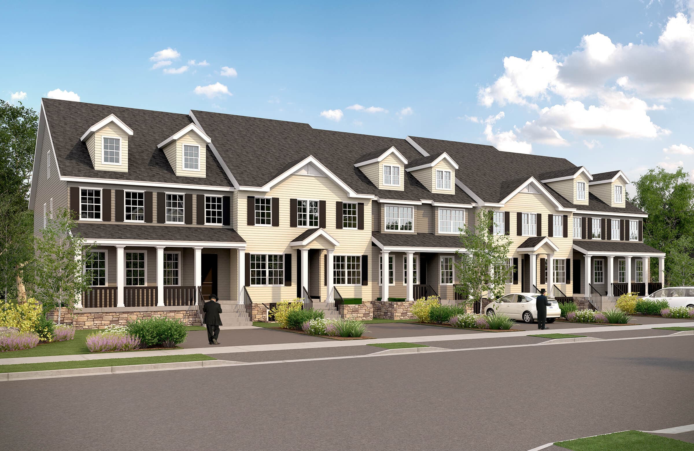 Prospect Vines townhome community rendering